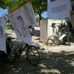 Bicicletada Anti-Fracking a descer a costa